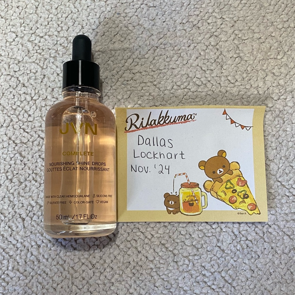 JVN Complete Nourishing Hair Oil Shine Drops